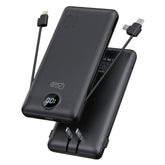 Batería Portátil con Cables y Enchufe 10000mAh