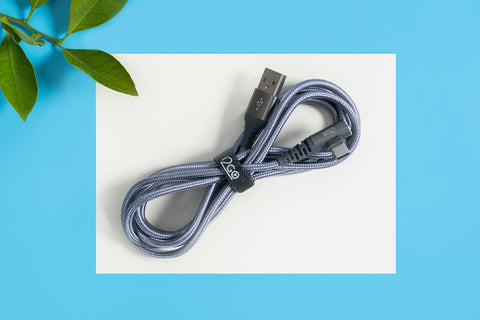 Cable USB-A a USB-C 90° 3A 1.8m